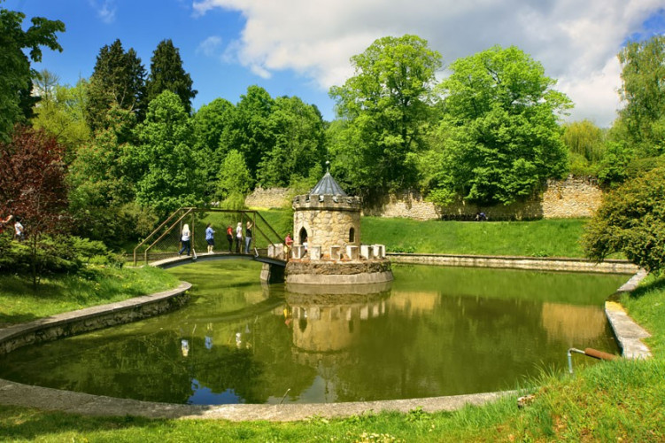 Staw przy zamku - fosa Staw przy zamku - fosa