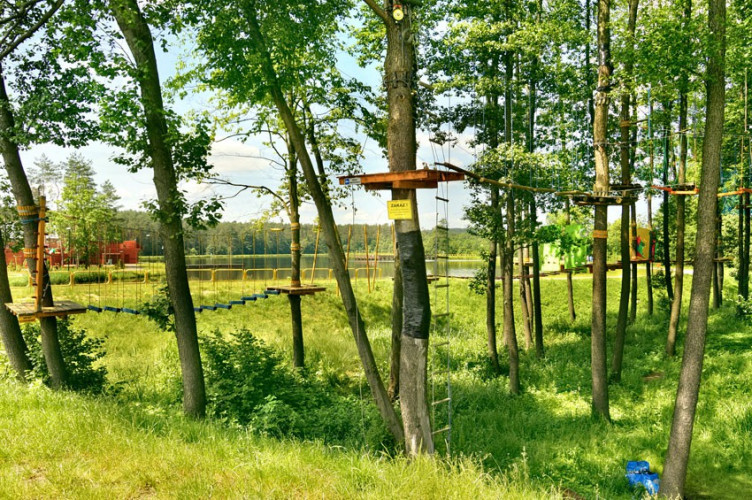 KRASNOBRÓD - Park Linowy KRASNOBRÓD - Park Linowy