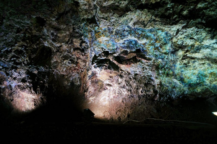 Ściana kolorowa od minerałów Ściana kolorowa od minerałów